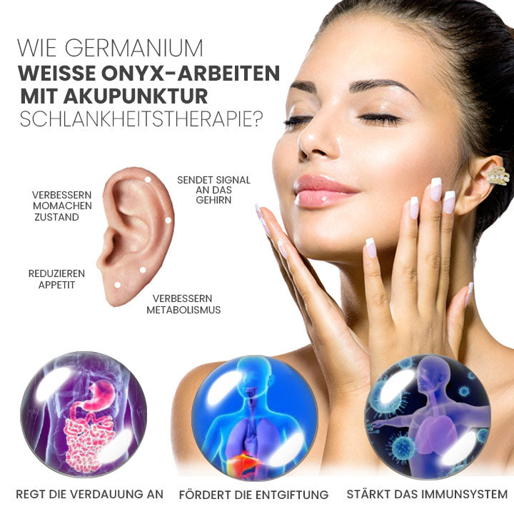 Cercei Oveallgo™ Onix alb pentru terapia urechii
