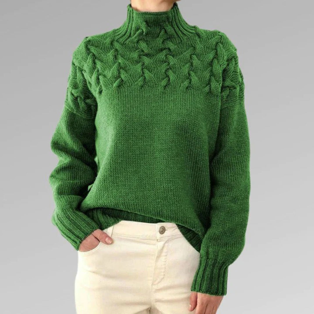 μακρυμάνικο πουλόβερ με ζιβάγκο