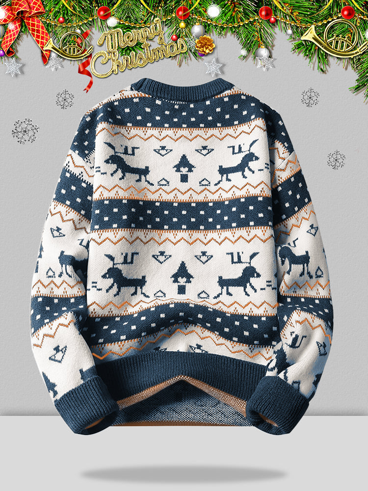 Crăciun modă modă casual tricot pulover tricot